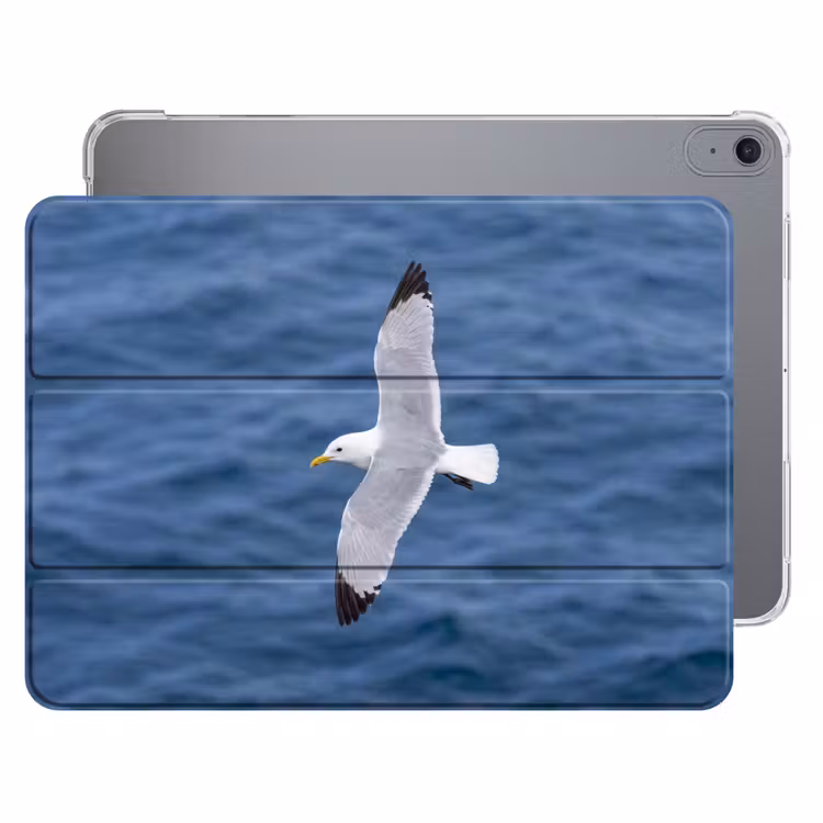 iPad hoes - Zeemeeuw - Oceaan - Blauw — 1