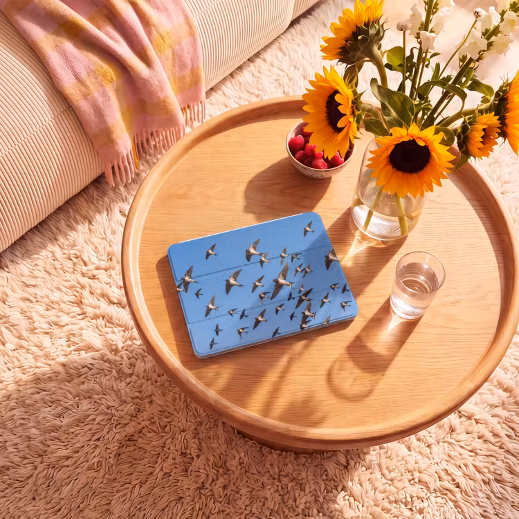iPad hoes - Zwaluwen - Vliegen - Blauw — 2