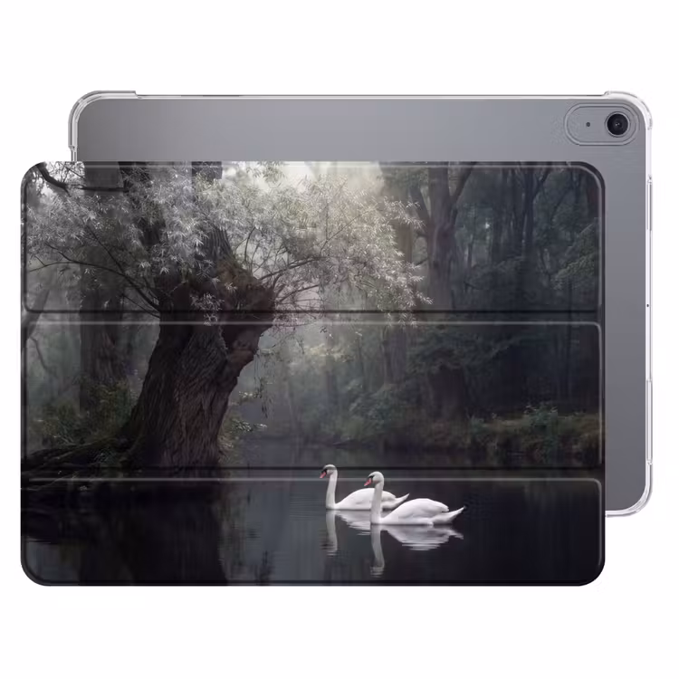 iPad hoes - Zwanen - Rivier - Bos — 1