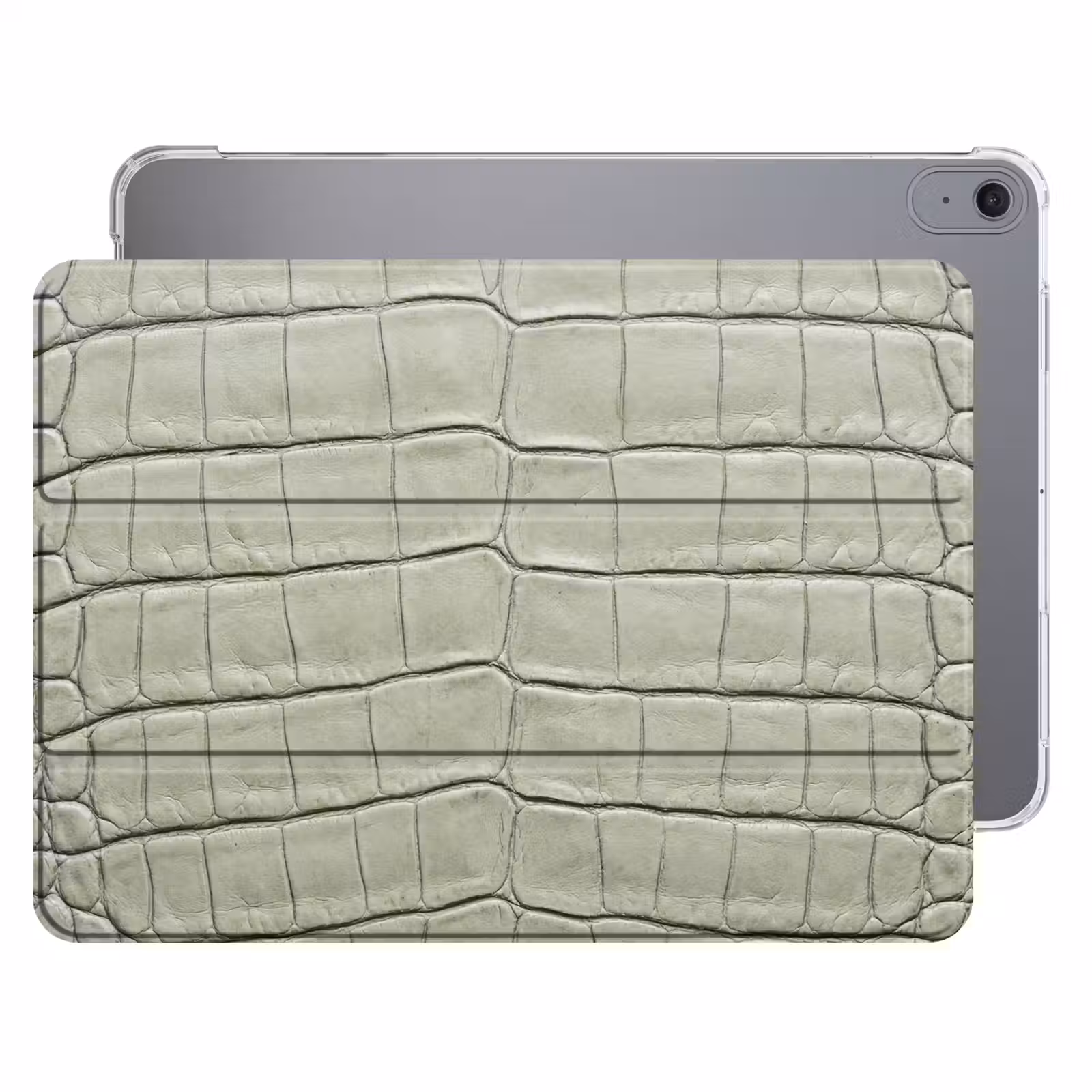 iPad hoes - Krokodillenleer - Schubben - Groen — 1