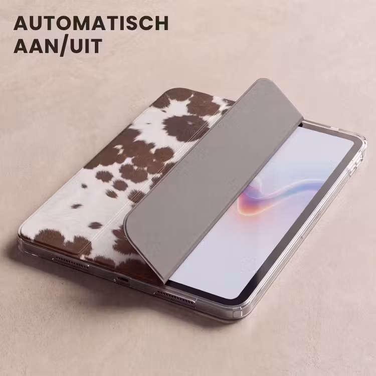 iPad hoes - Koeienhuid - Klassiek - Bruin — 5