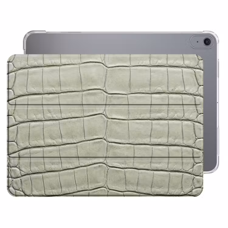 iPad hoes - Krokodillenleer - Schubben - Groen — 1