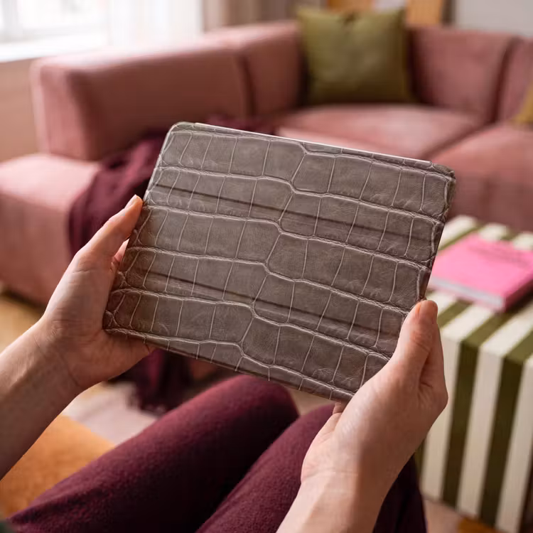 iPad hoes - Leer - Krokodil - Mat — 4