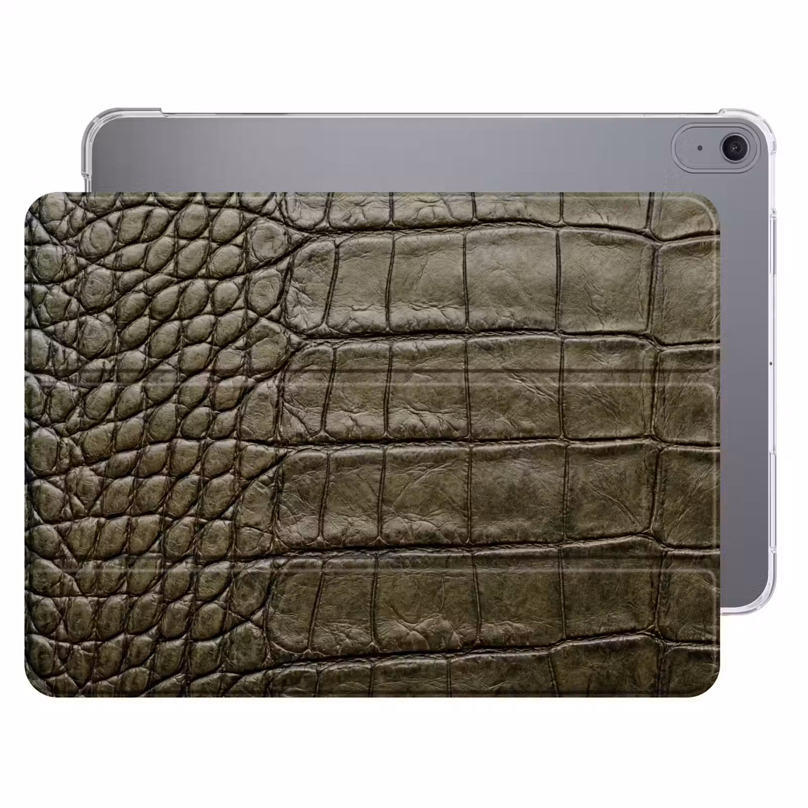 iPad hoes - Krokodillenleer - Structuur - Groen — 1