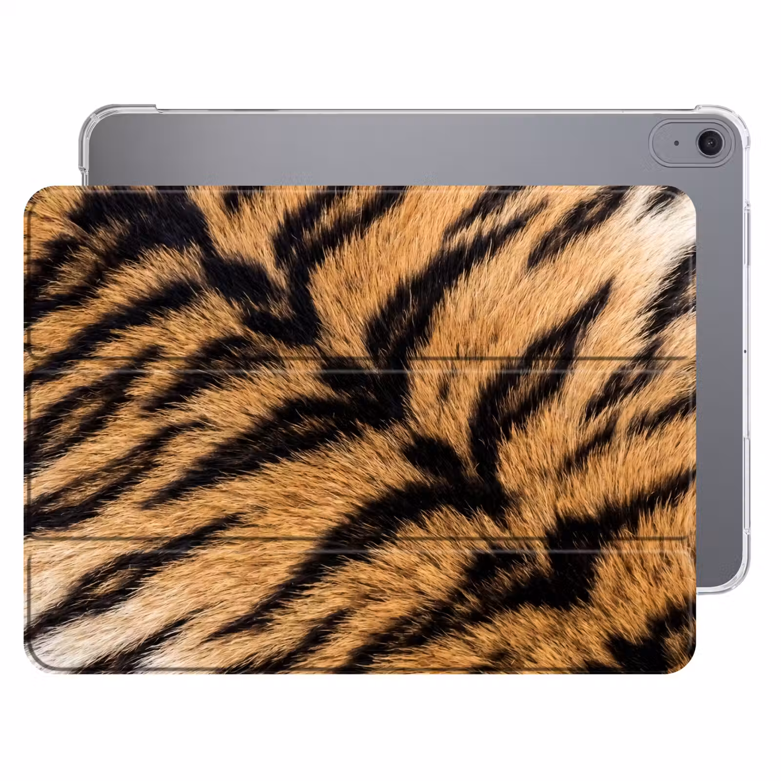iPad hoes - Realistisch - Tijgervacht - Zwart — 1