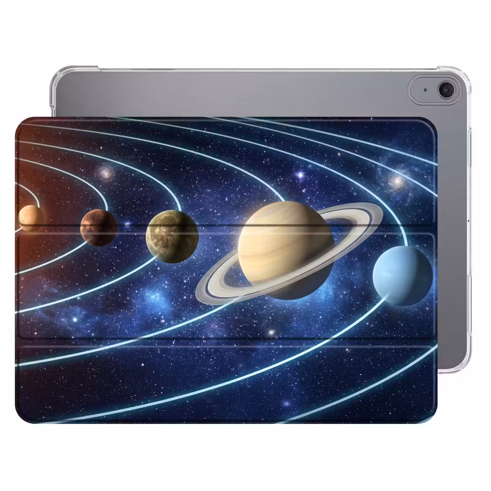 iPad hoes - Ruimte - Zonnestelsel - Blauw — 1