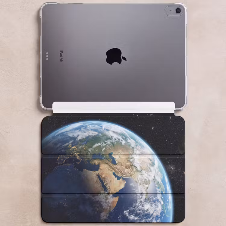 iPad hoes - Aarde - Ruimte - Blauw - Groen — 6
