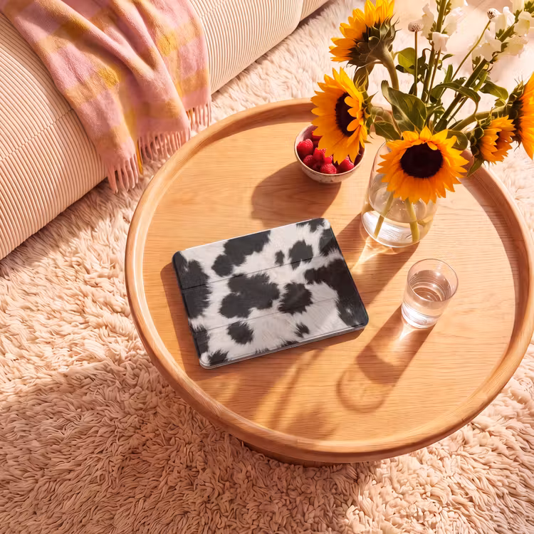 iPad hoes - Bont - Textuur - Zwart - Wit — 2