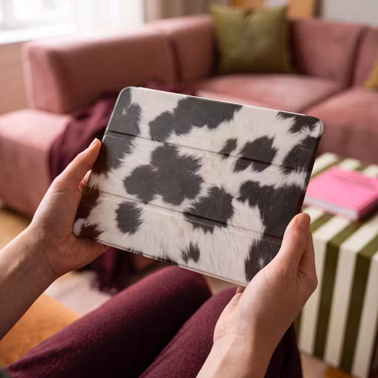 iPad hoes - Bont - Textuur - Zwart - Wit — 4
