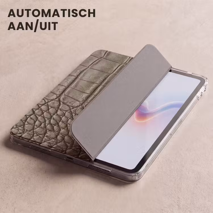 iPad hoes - Krokodillenleer - Structuur - Groen — 5