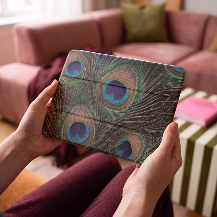iPad hoes - Pauwenveren - Klassiek - Groen — 4