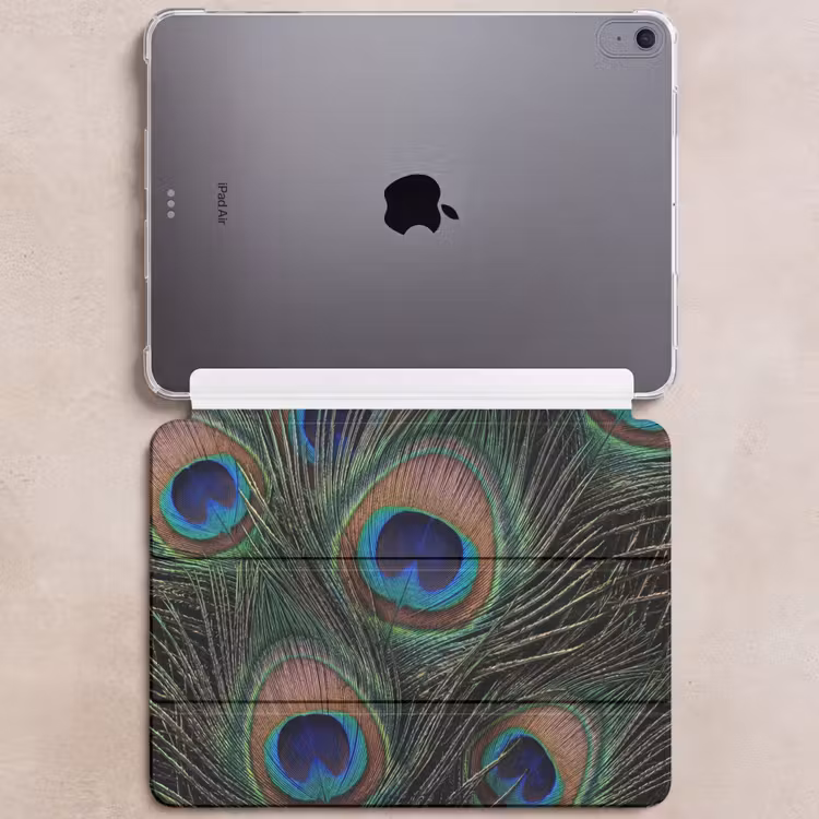 iPad hoes - Pauwenveren - Klassiek - Groen — 6