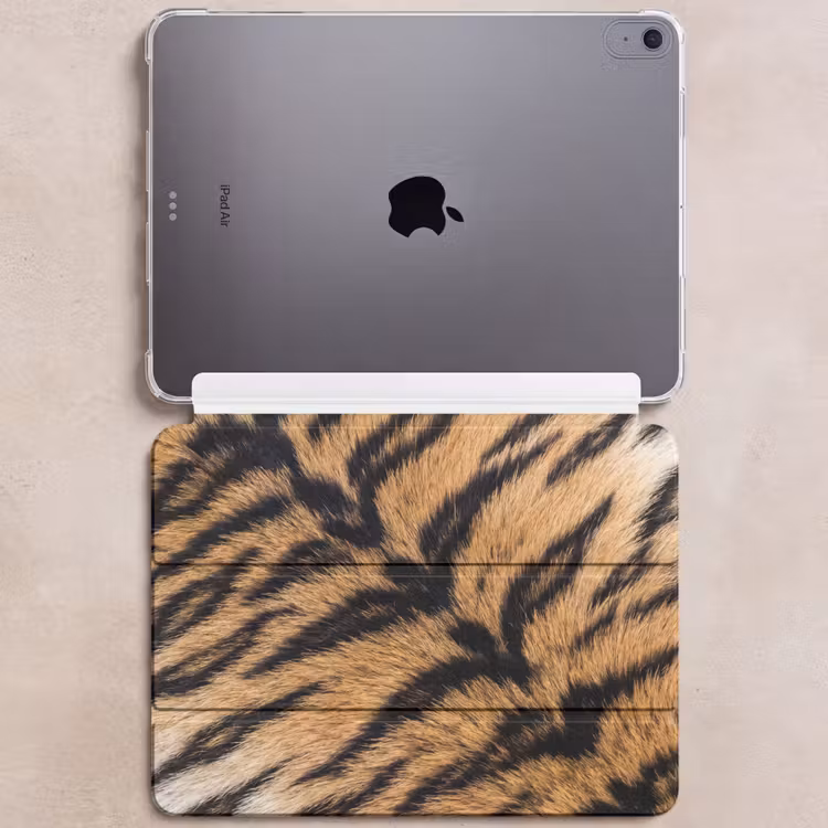 iPad hoes - Realistisch - Tijgervacht - Zwart — 6