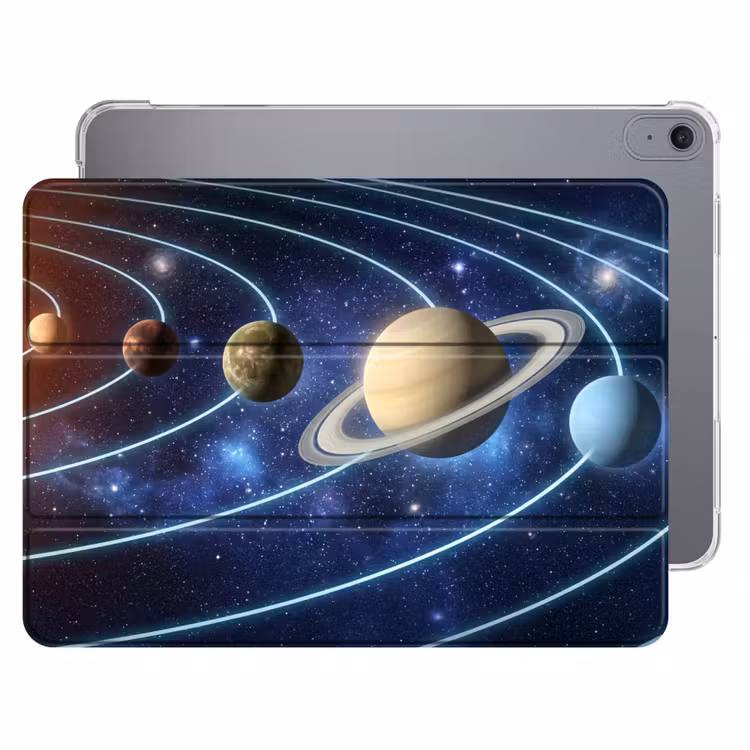 iPad hoes - Ruimte - Zonnestelsel - Blauw — 1