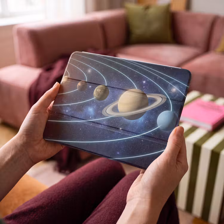 iPad hoes - Ruimte - Zonnestelsel - Blauw — 4