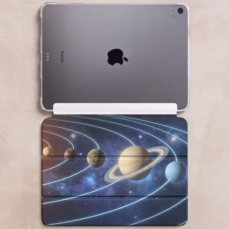 iPad hoes - Ruimte - Zonnestelsel - Blauw — 6