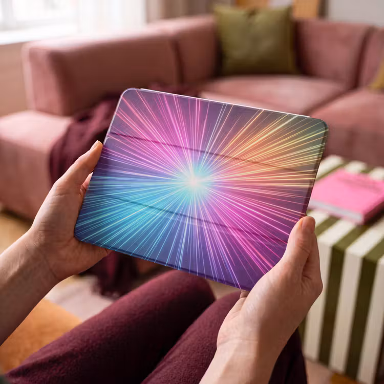 iPad hoes - Abstract - Light - Burst - Modern - Colorful — 4