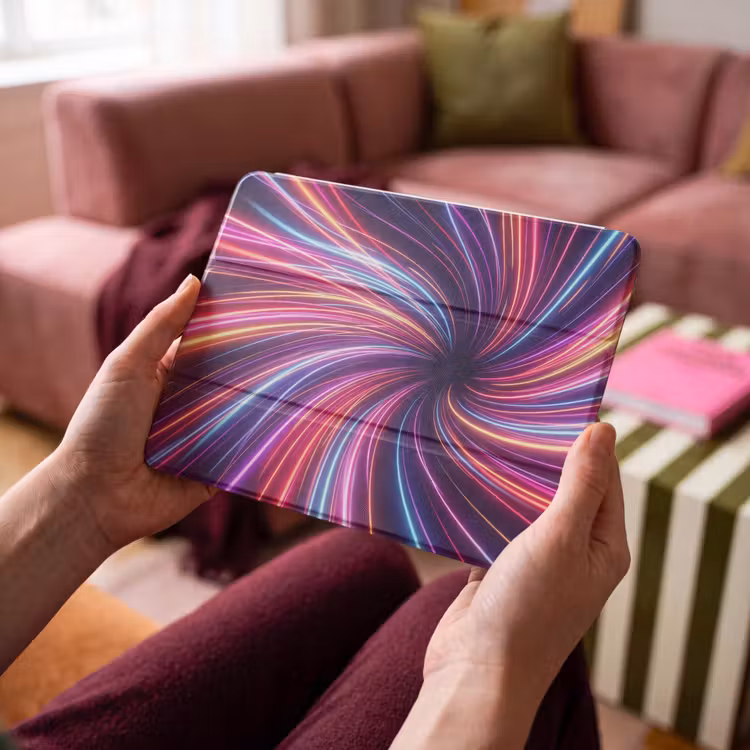 iPad hoes - Abstract - Swirl - Futuristic - Neon — 4