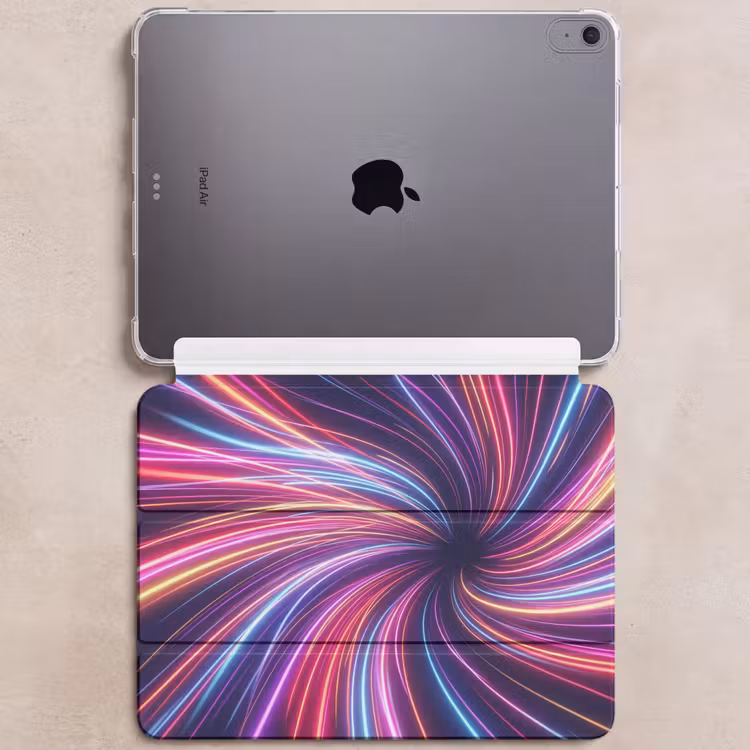 iPad hoes - Abstract - Swirl - Futuristic - Neon — 6