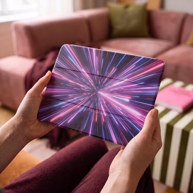 iPad hoes - Lichtsnelheid - Ruimte - Roze - Paars — 4