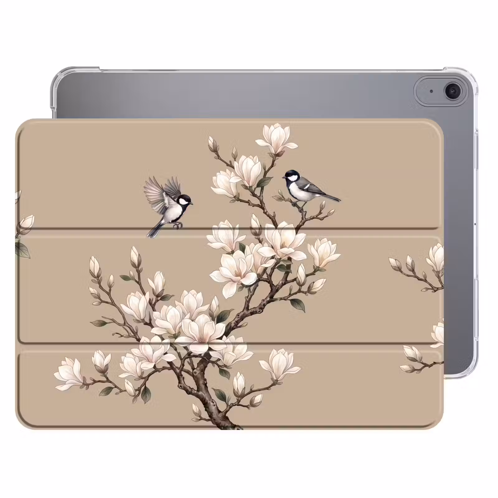 iPad hoes - Oosters - Vogels - Beige — 1