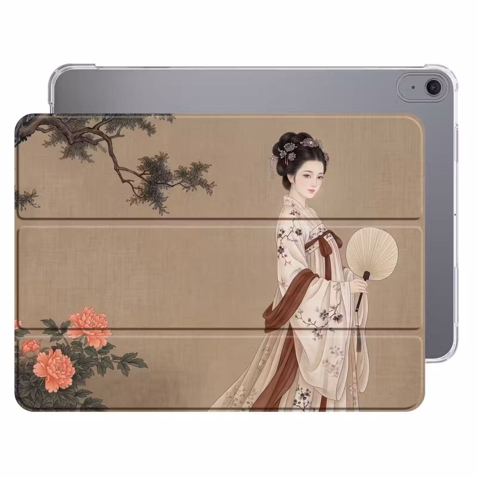 iPad hoes - Vrouw - Azië - Kunst - Beige — 1