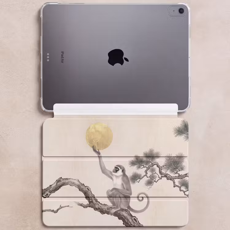 iPad hoes - Aap - Maan - Goud — 6