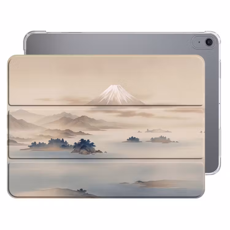 iPad hoes - Japans - Landschap - Beige — 1