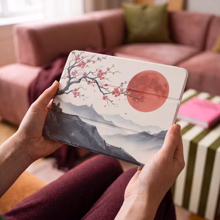 iPad hoes - Kersenbloesem - Oosters - Rood — 4