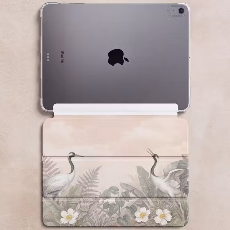 iPad hoes - Kraanvogels - Natuur - Roze — 6