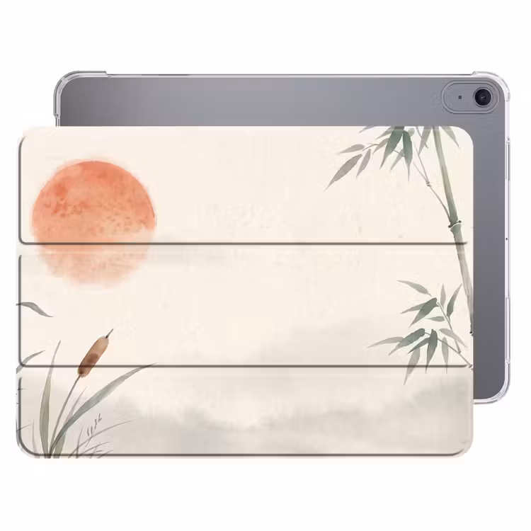 iPad hoes - Minimalistisch - Bamboe - Groen — 1