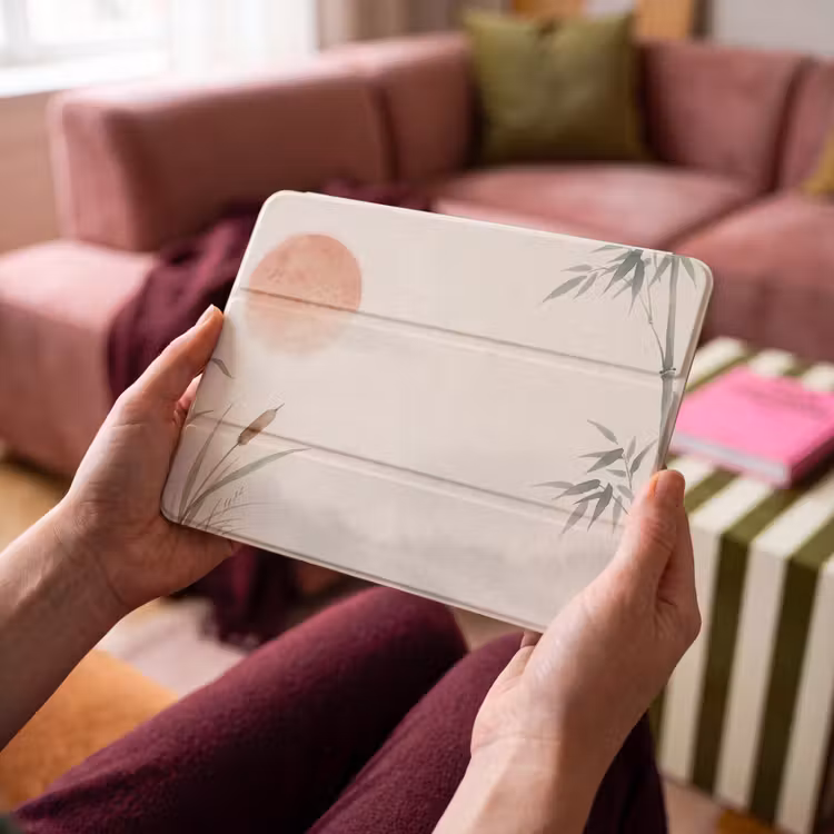 iPad hoes - Minimalistisch - Bamboe - Groen — 4