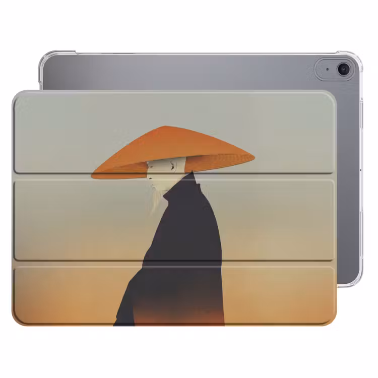 iPad hoes - Minimalistisch - Silhouet - Oranje — 1