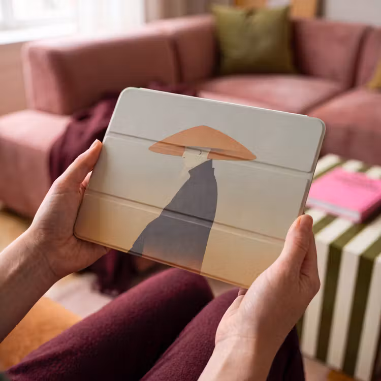 iPad hoes - Minimalistisch - Silhouet - Oranje — 4