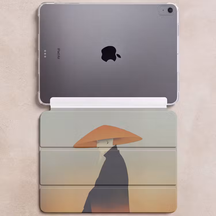 iPad hoes - Minimalistisch - Silhouet - Oranje — 6