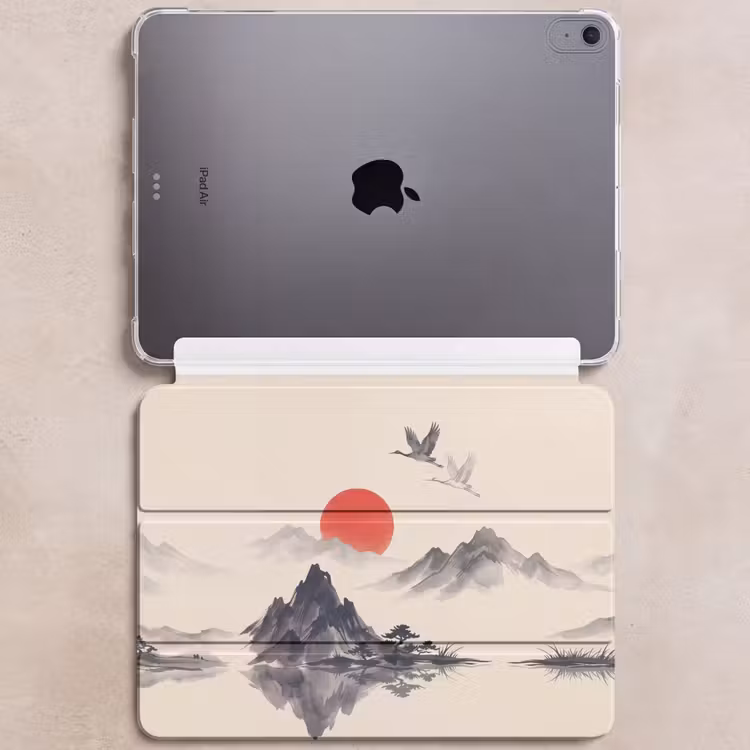 iPad hoes - Oosters - Kraanvogels - Landschap — 6