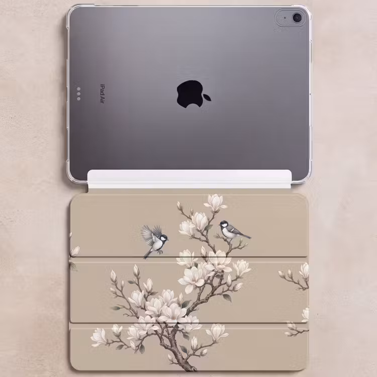 iPad hoes - Oosters - Vogels - Beige — 6