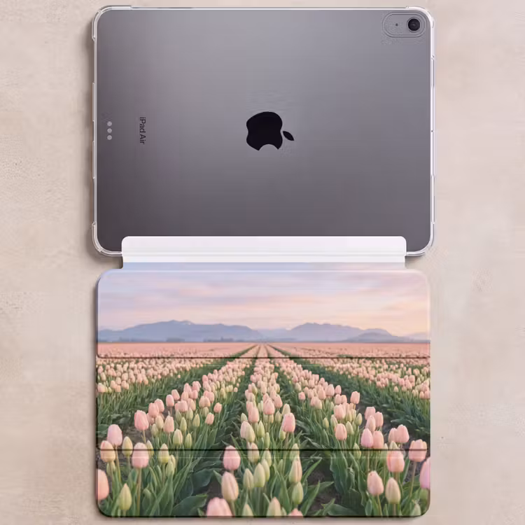 iPad hoes - Tulpen - Landschap - Roze — 6