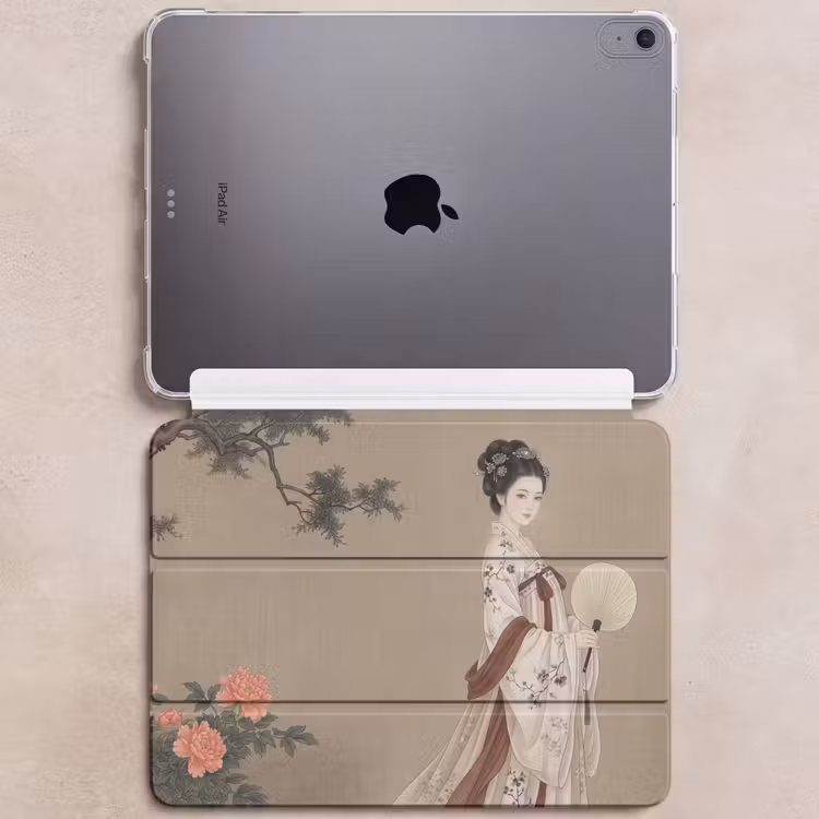 iPad hoes - Vrouw - Azië - Kunst - Beige — 6