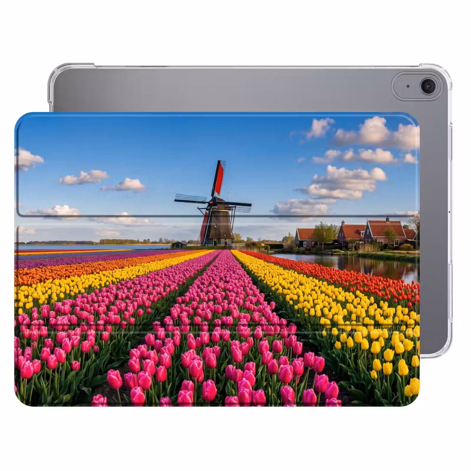 iPad hoes - Tulpen - Holland - Molen - Kleurrijk — 1