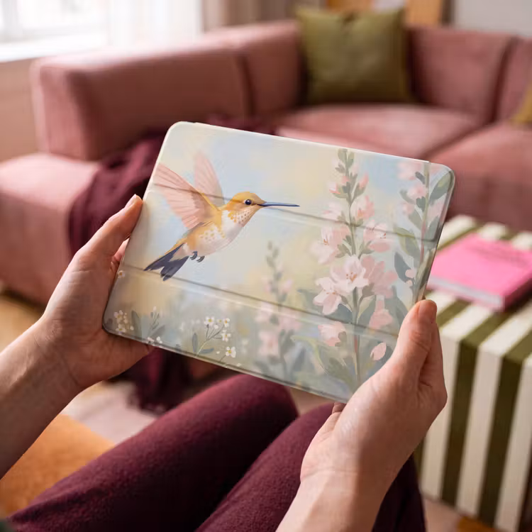 iPad hoes - Kolibrie - Illustratie - Kleurrijk — 4