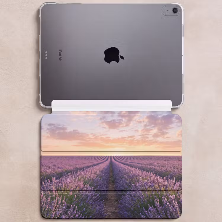 iPad hoes - Landschap - Lavendelveld - Paars — 6