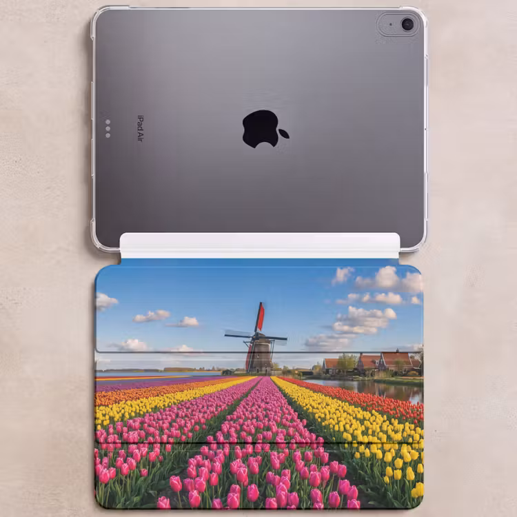 iPad hoes - Tulpen - Holland - Molen - Kleurrijk — 6