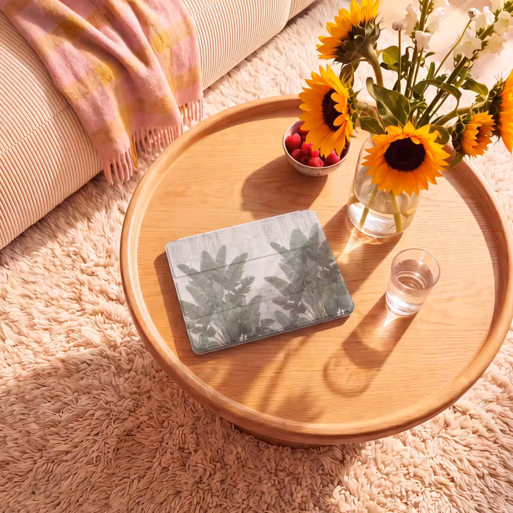 iPad hoes - Bananenbladeren - Beton - Groen — 2