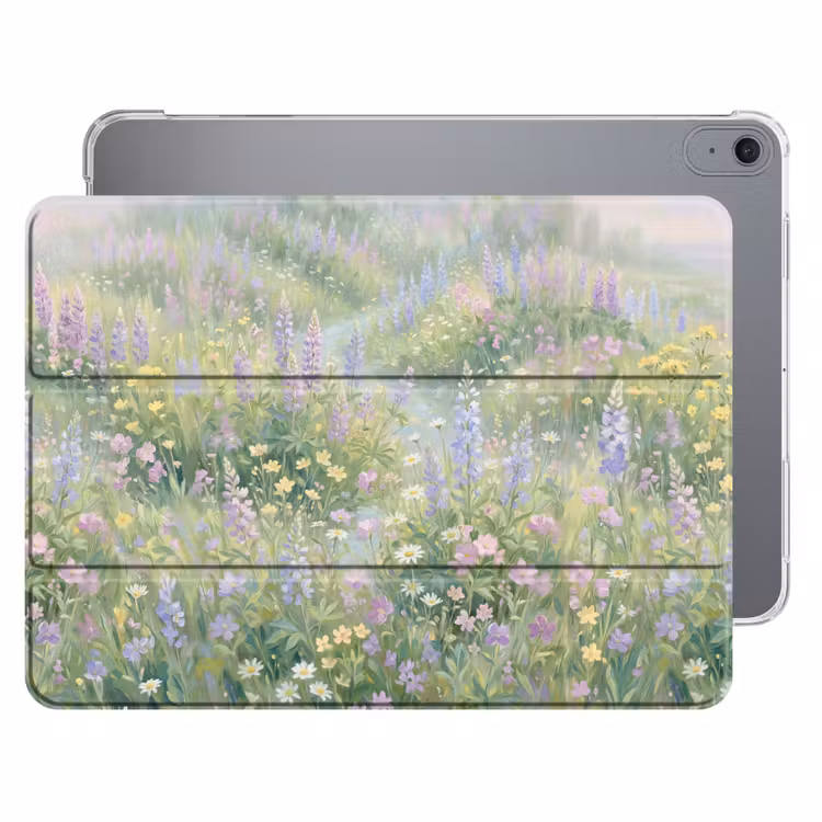 iPad hoes - Bloemenveld - Heuvels - Kleurrijk — 1