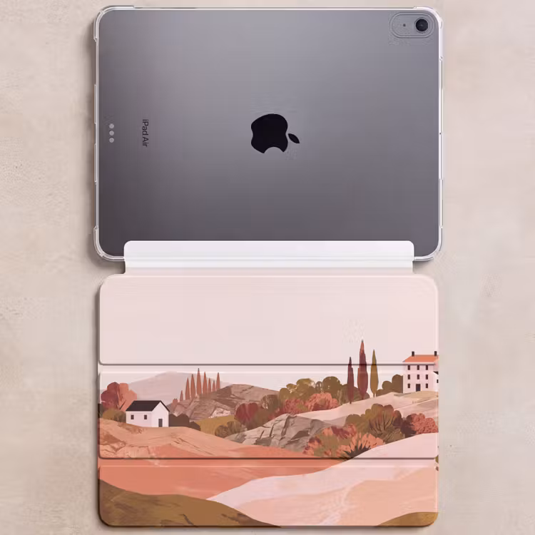 iPad hoes - Heuvellandschap - Grafisch - Terracotta — 6