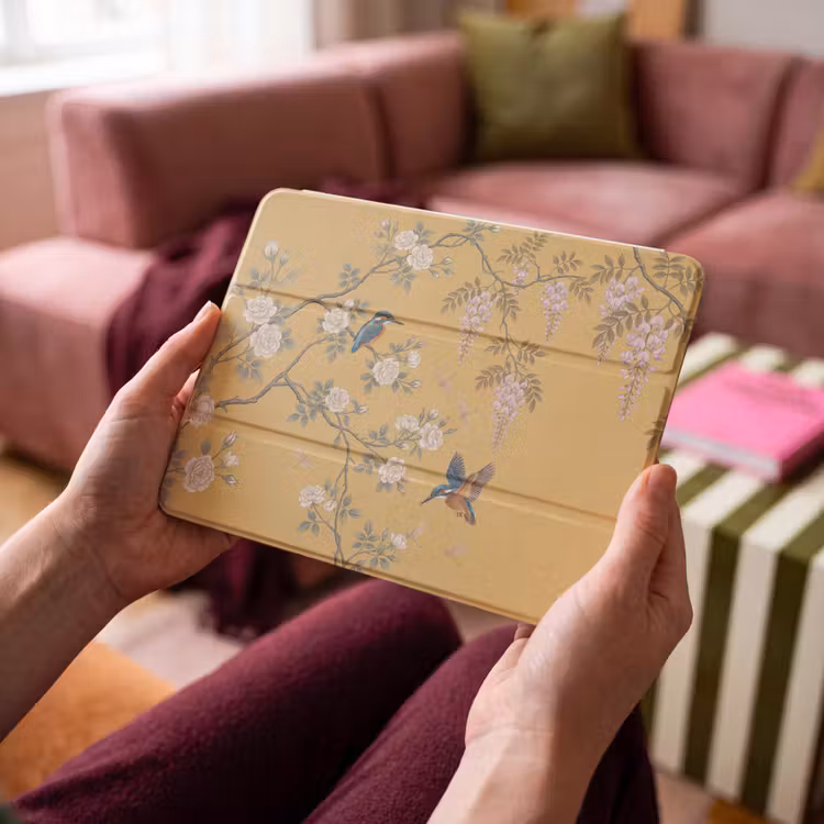 iPad hoes - IJsvogels - Bloesem - Geel — 4