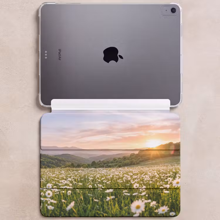 iPad hoes - Madelief - Veld - Heuvels - Groen — 6