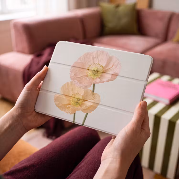 iPad hoes - Papavers - Botanisch - Roze — 4