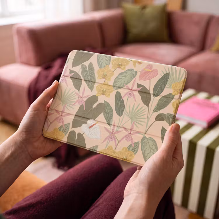 iPad hoes - Patroon - Bloemen - Kleurrijk — 4